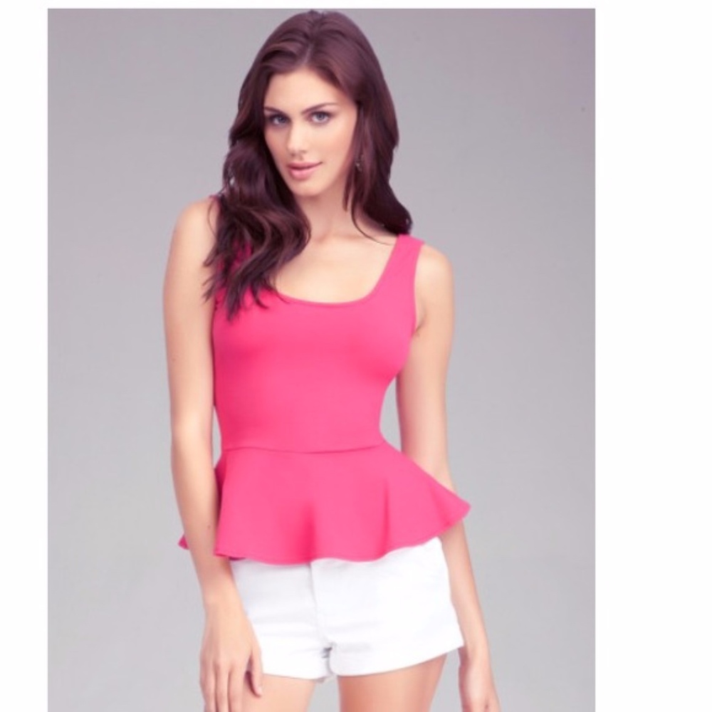 BEBE PINK TOP